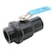 Thrifco Plumbing 1/2 Inch Threaded x Threaded PVC Ball Valve with Stainless Stee 6416220 - alternate 1